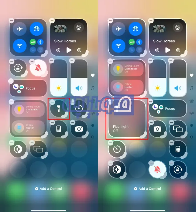 کنترل سنتر ios 18