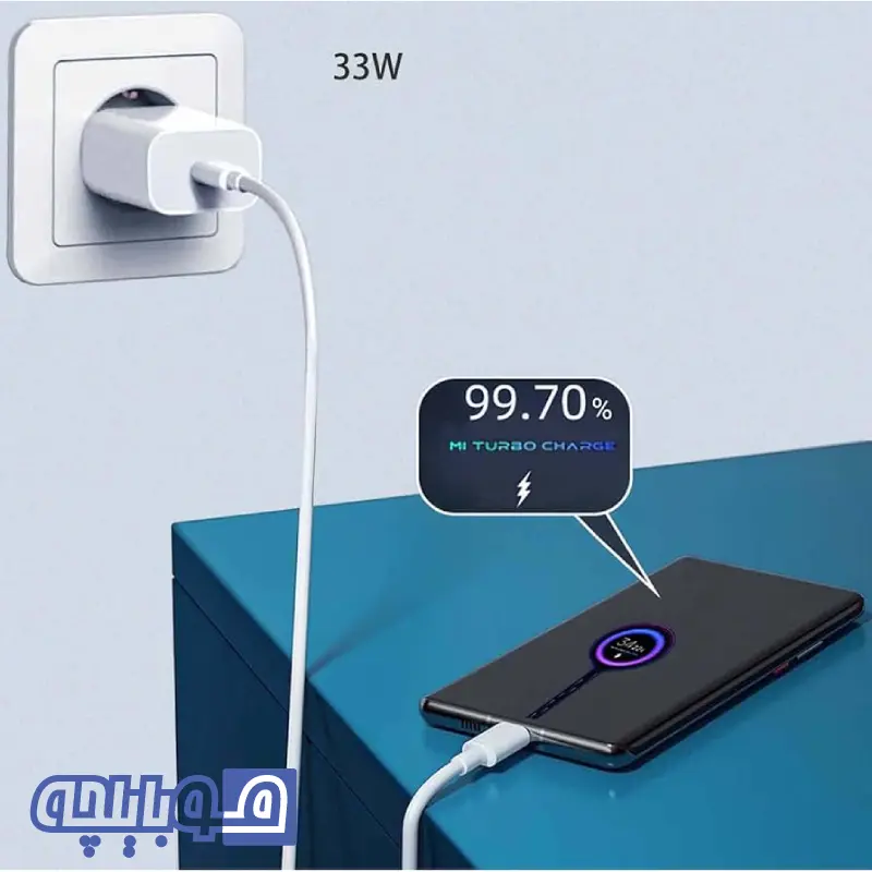 کابل شارژر 33 وات شیائومی