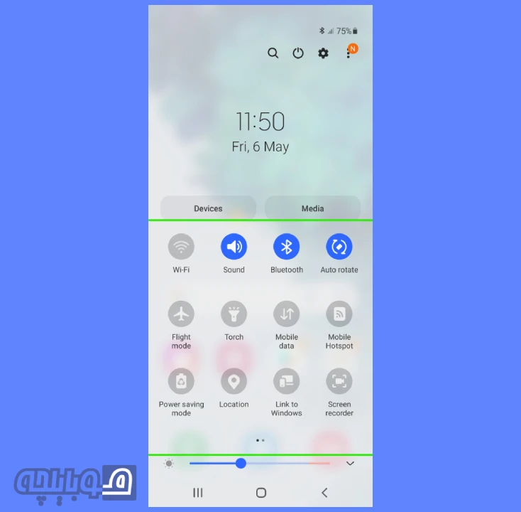 تنظیمات سریع سامسونگ