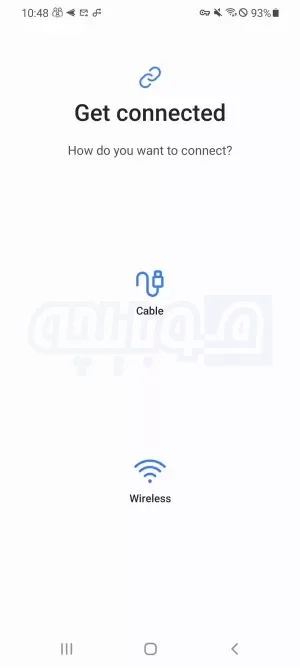 connect with cable of wifi