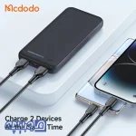 پاوربانک مک دودو مدل MC-463 LED Version ظرفیت 10000 میلی آمپرساعت