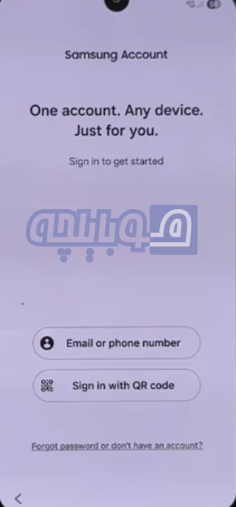 ورود به اکانت سامسونگ