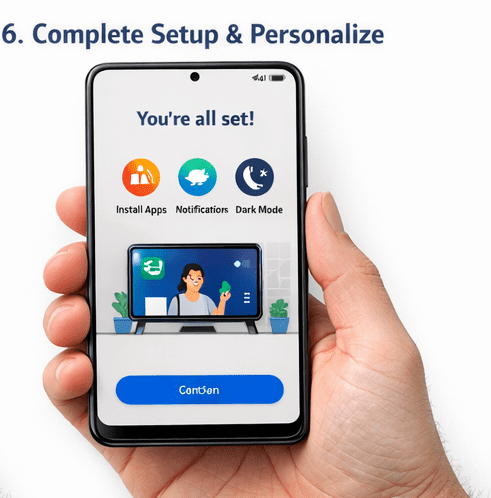 آموزش کامل راهاندازی اولیه گوشی سامسونگ